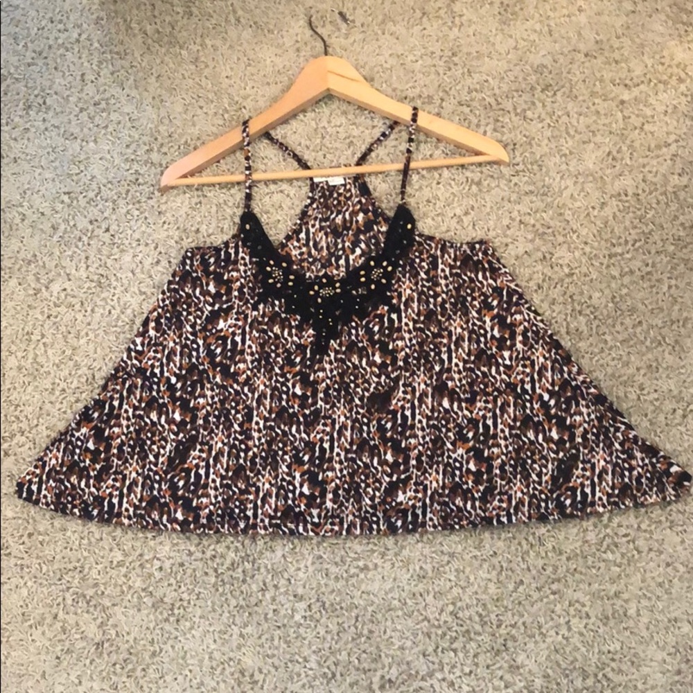Flowing halter top